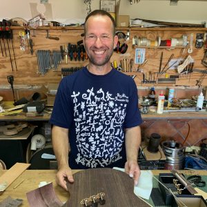 David Jiménez Rodríguez in his workshop in Sanlúcar de Barrameda.